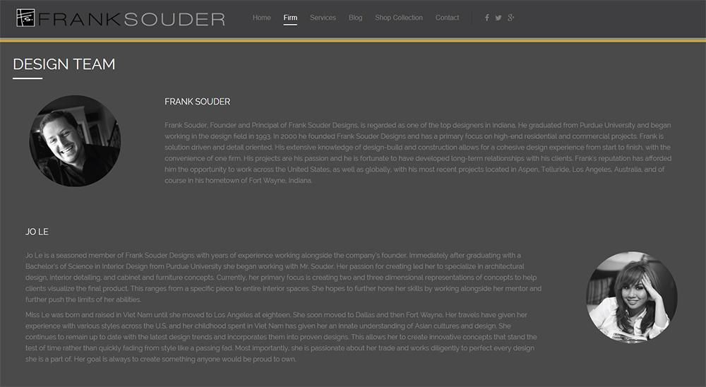 Frank Souder Team Page